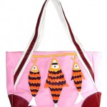 Canvas Tote w/ Patched Fish - BG-CV1499/PK